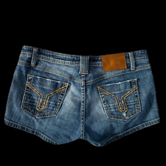 Vigoss Studio The Ritz Denim Short Womens Size 31 - Picture 2 of 5